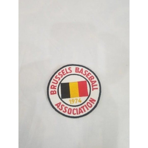 Brussels‎ Belgium Baseball Association 1974 patch